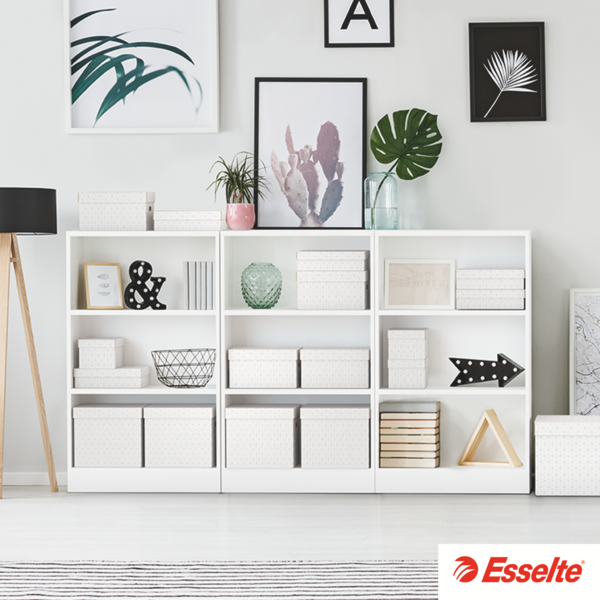 Opbevaringsboks Esselte Home S hvid (3)