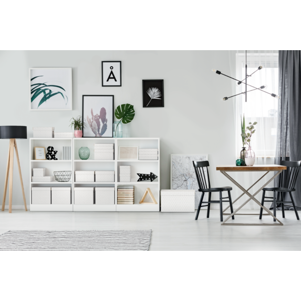 Opbevaringsboks Esselte Home S hvid (3)