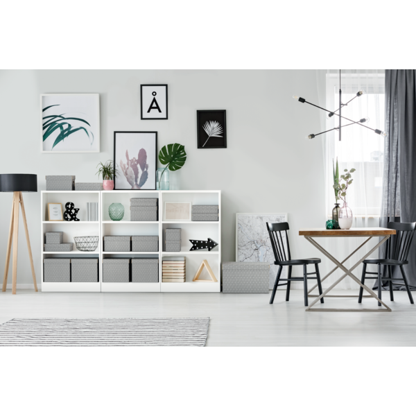 Opbevaringsboks Esselte Home S grå (3)