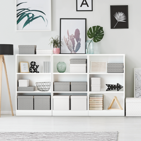 Opbevaringsboks Esselte Home M hvid (3)