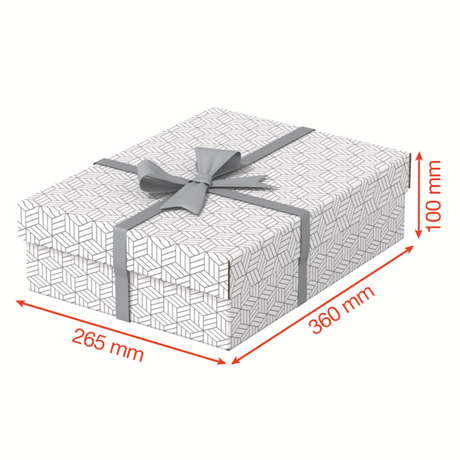 Opbevaringsboks Esselte Home M Low hvid (3)
