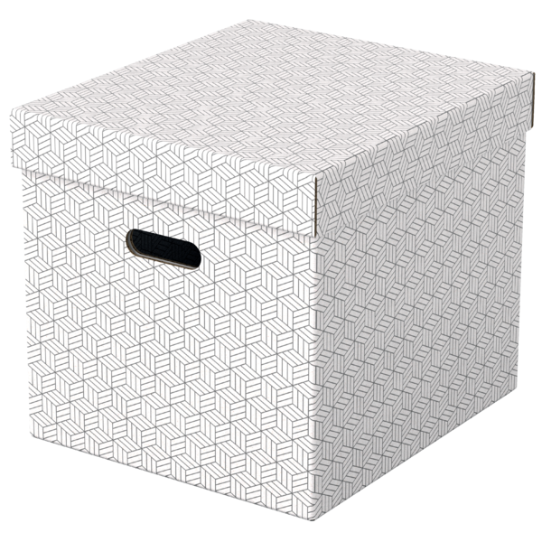 Opbevaringsboks Esselte Home Cube hvid(3)