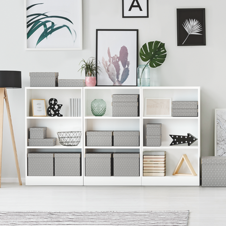 Opbevaringsboks Esselte Home Cube grå (3)