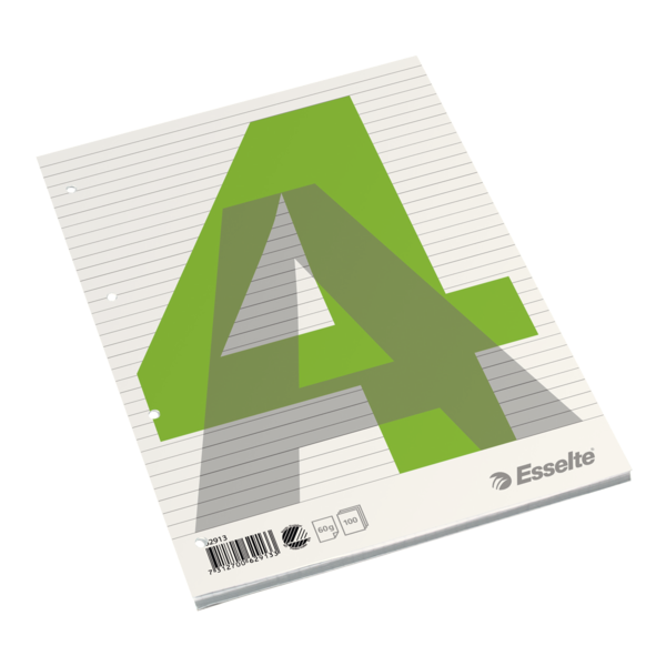 Blok std. toplimet 4H A4 lin 100ark 60g
