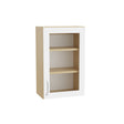 Mora Overskab 800x500x320mm hvid laminat/glas