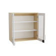 Mora Overskab 800x800x320mm grå laminat/glas