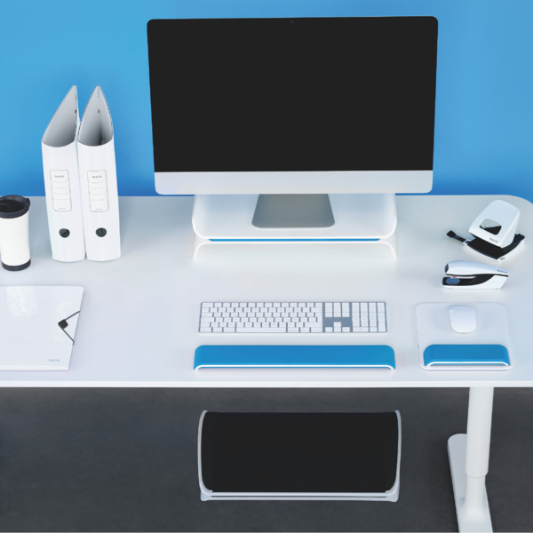 Monitor stand Ergo Leitz WOW blå
