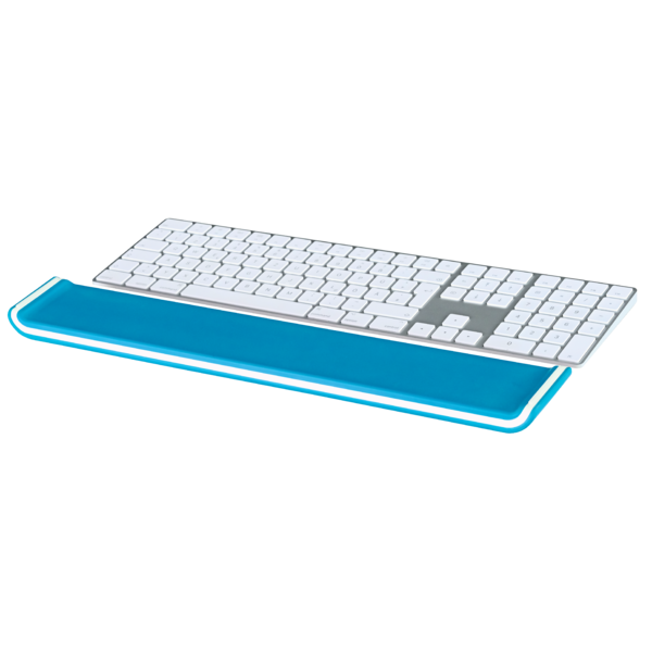 Keyboard håndledsstø.Ergo Leitz WOW blå
