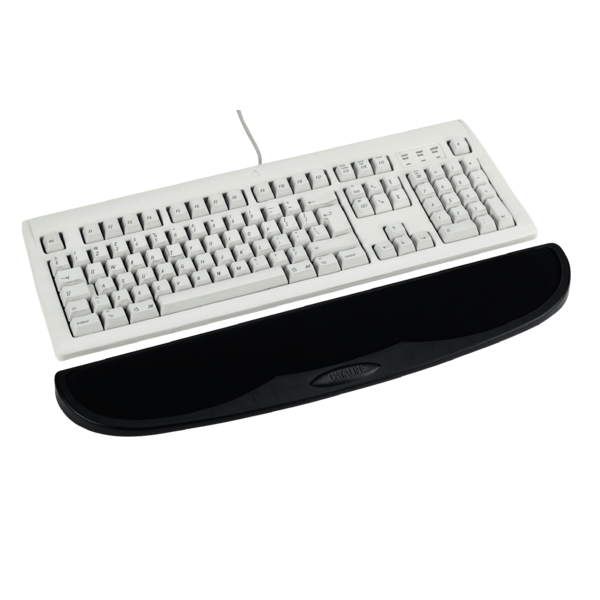 Musemåtte m/håndledsstøtte i gele sort