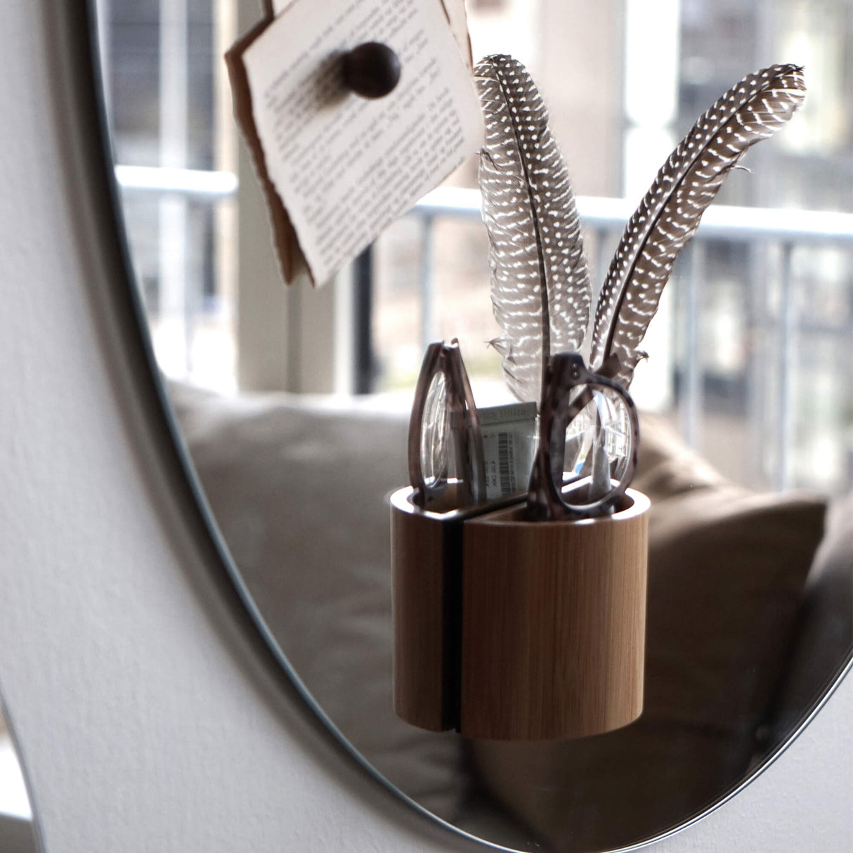 Cirkel 60 cm. Spejl / Magnetisk glastavle