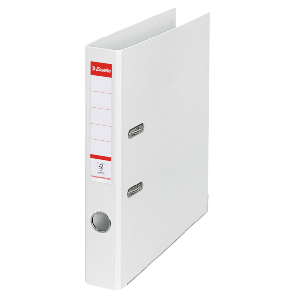 Brevordner stand. PP A4 50mm hvid