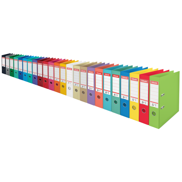 Brevordner No1 Power PP A4 75mm orange