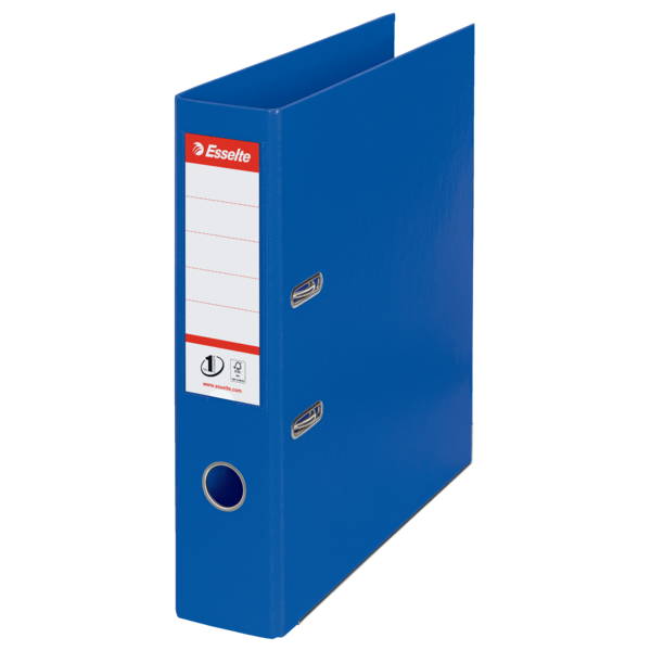 Brevordner No1 Power PP A4 75mm blå