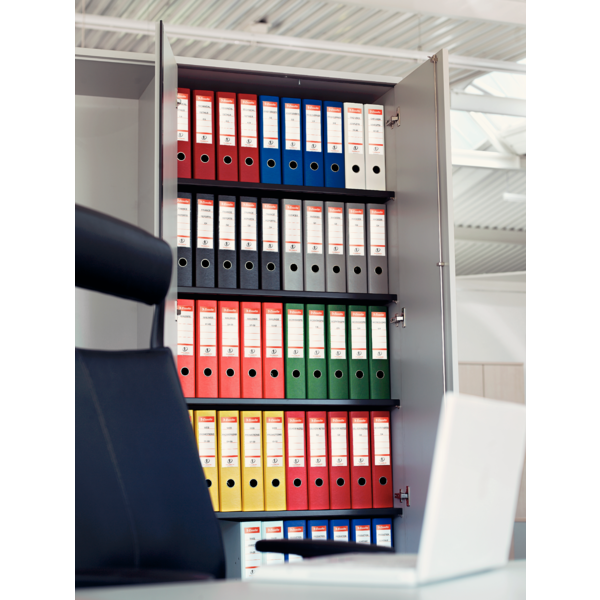 Brevordner No1 Power PP A4 50mm rød