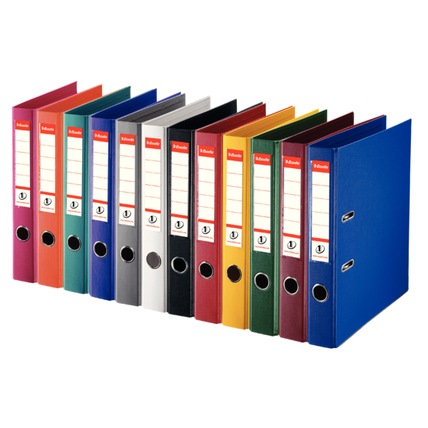 Brevordner No1 Power PP A4 50mm rød