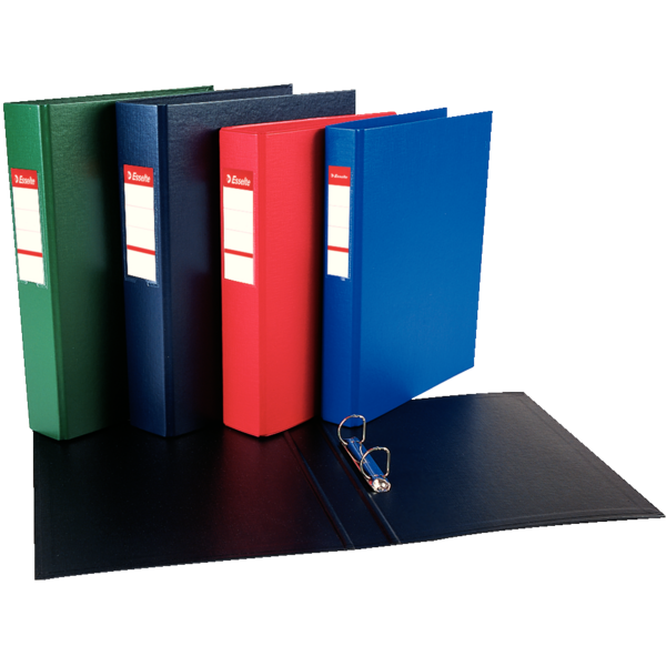 Ringbind combi PP A4+ 4DR 40mm sort