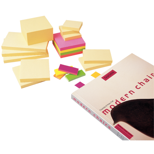 Contacta Notes 75x125 mm gul