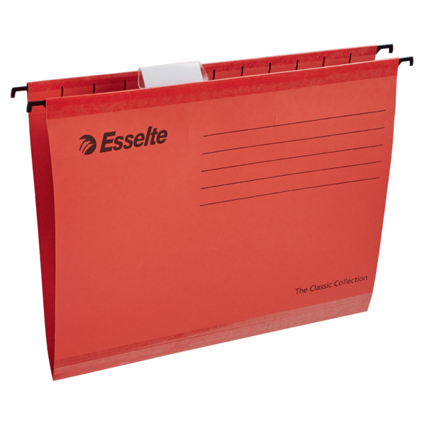 Hængemappe forstærket A4 rød (25)