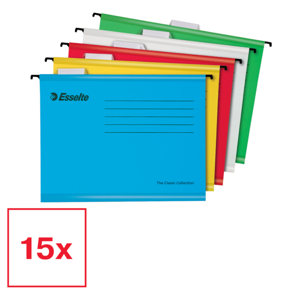 Hængemappe forstærket A4 grøn (25)