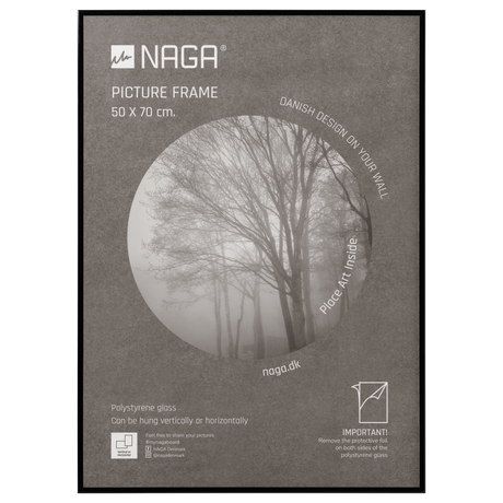 Black picture frame 50x70cm 17030.png