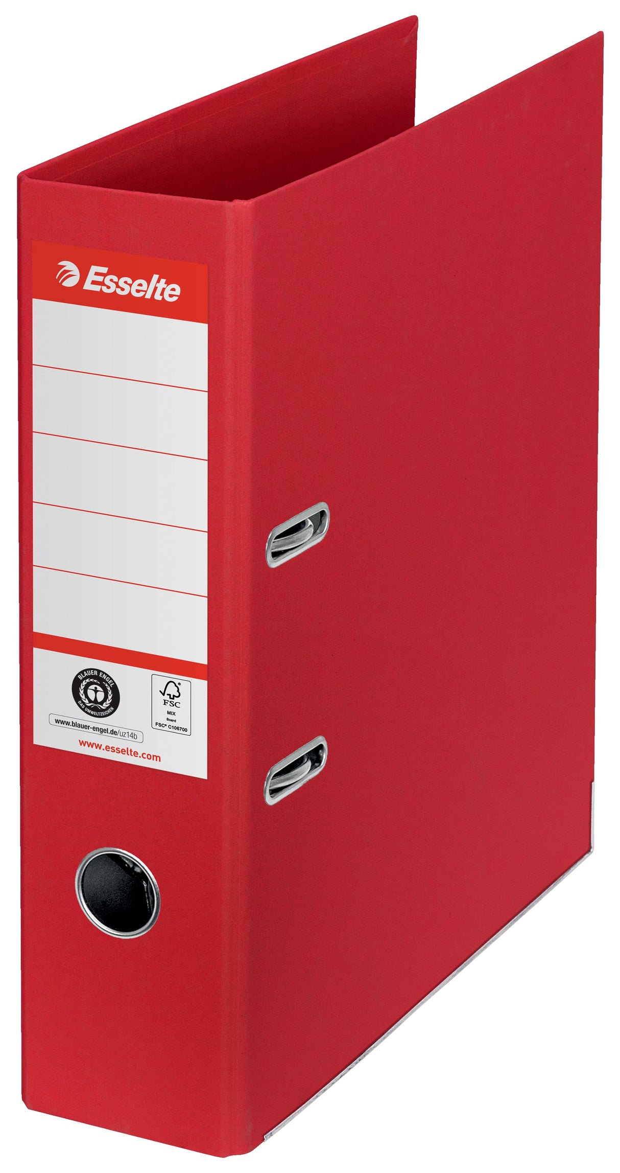 Brevordner No1 POB recycle A4 75mm rød