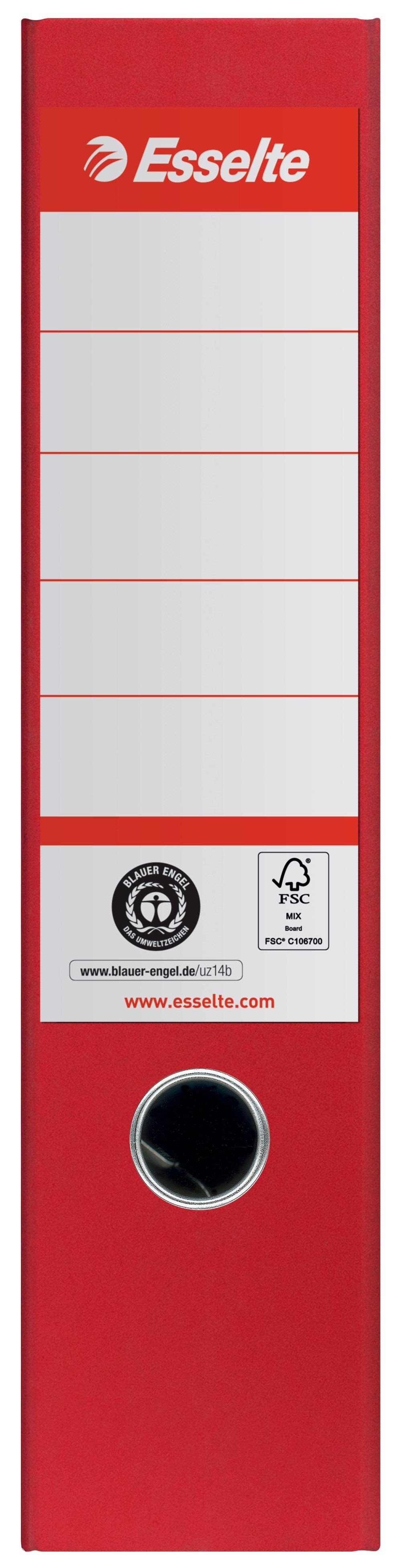 Brevordner No1 POB recycle A4 75mm rød