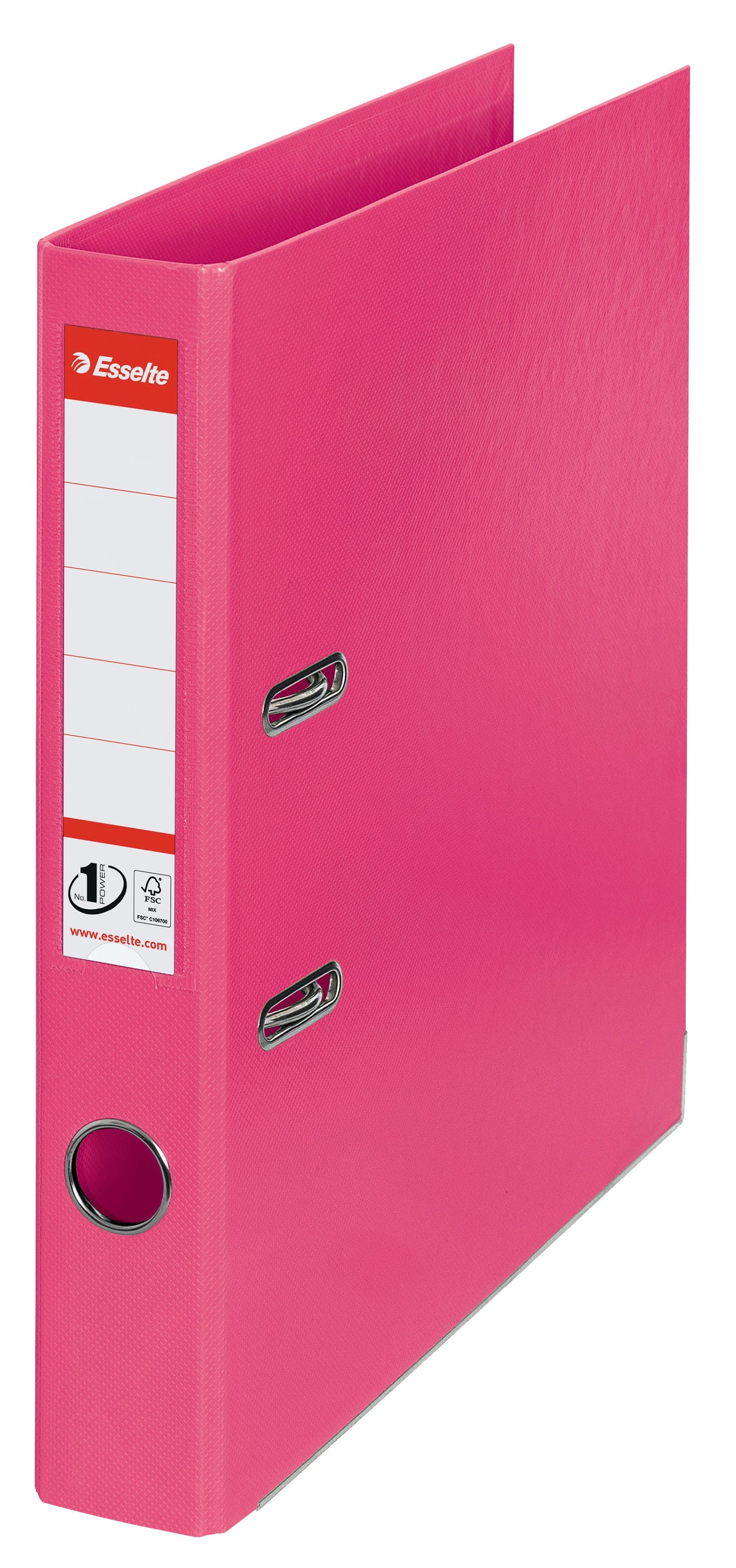 Brevordner No1 Power PP A4 50mm fuchsia