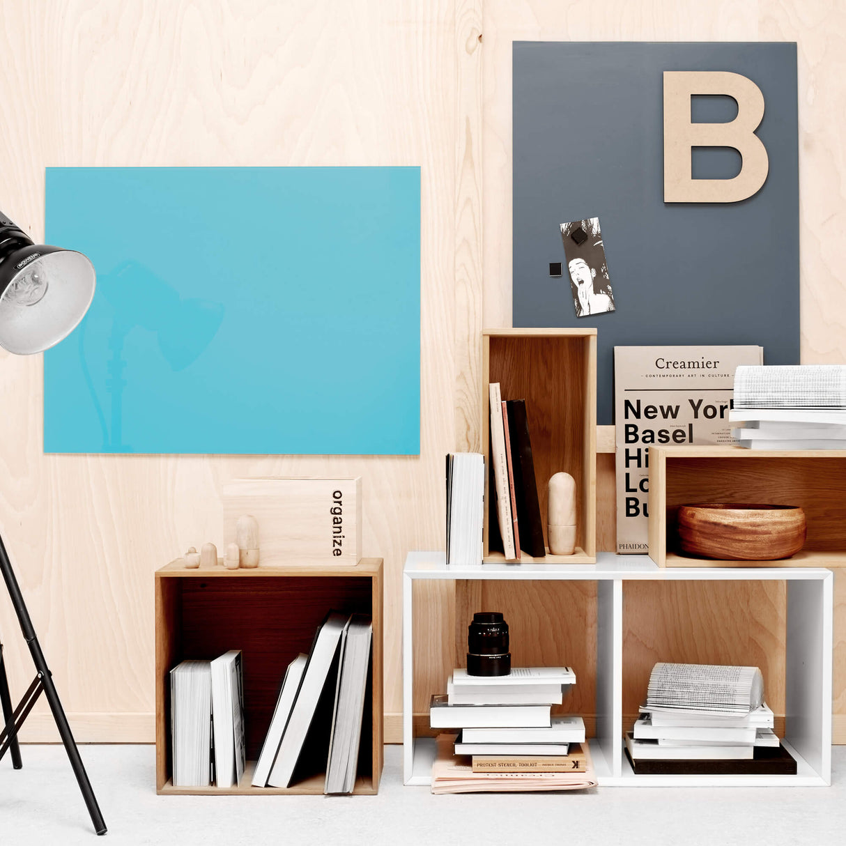 150 x 120 cm. Grå Magnetisk Glastavle