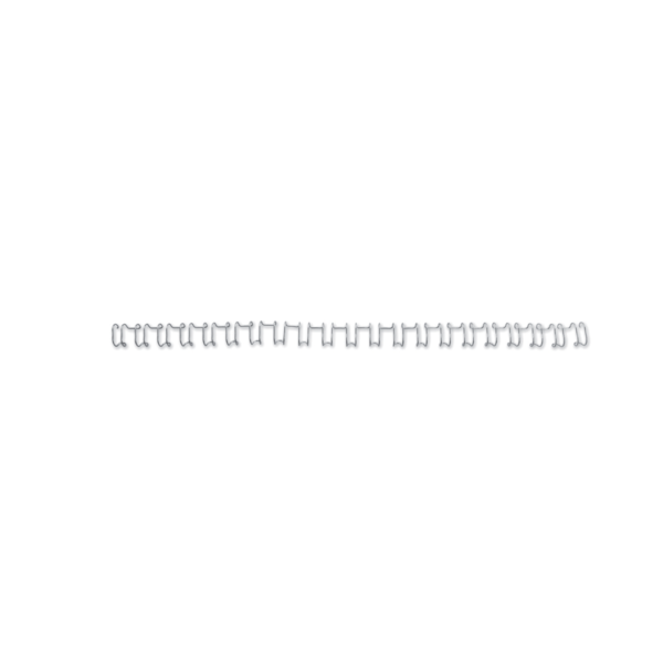 Spiralringe metal A4 21L 6mm sølv (100)