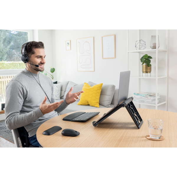 Kensington EasyRiser Laptop Cooling Stand, Sort