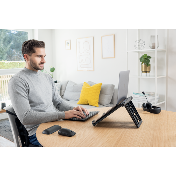 Kensington EasyRiser Laptop Cooling Stand, Sort