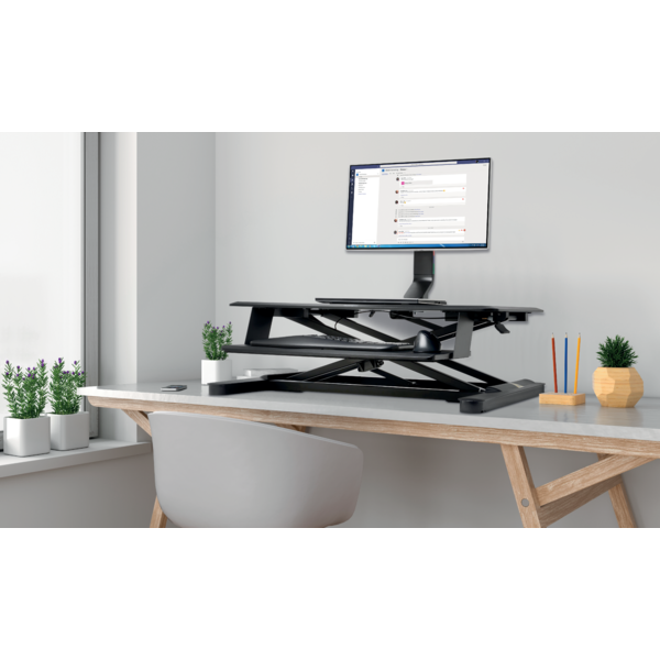 Kensington Monitor Arm Space Saving Dual Black