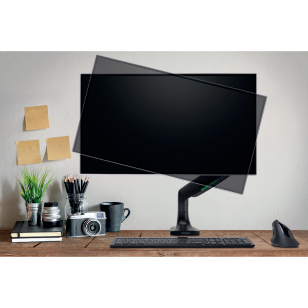 Kensington Monitor Arm Single OneTouch Adjust. Black