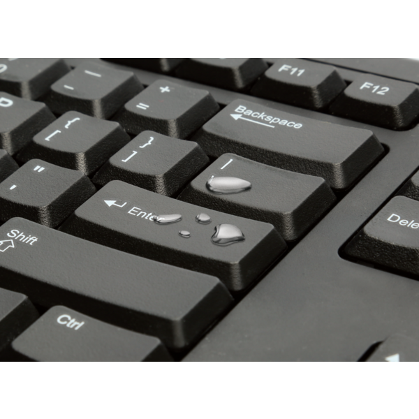 Kensington EQ Keyb. KB100S m/kabel (Nordic)