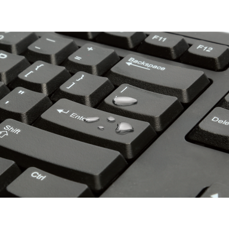 Kensington EQ Keyb. KB100S m/kabel (Nordic)