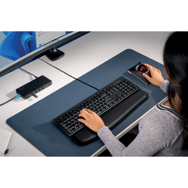 Kensington EQ Keyb. KB100S m/kabel (Nordic)