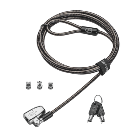 Kensington ClickSafe 2.0 3-i-1 nøglelås til Laptop