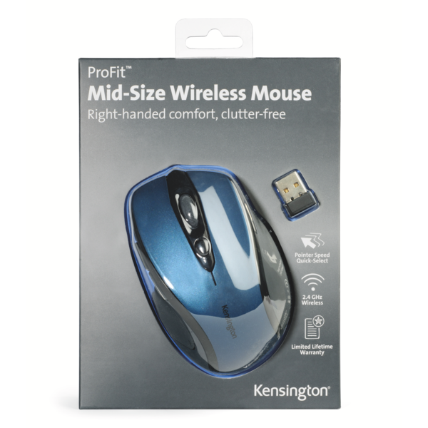 Kensington Pro Fit trådløs mus - Safirblå