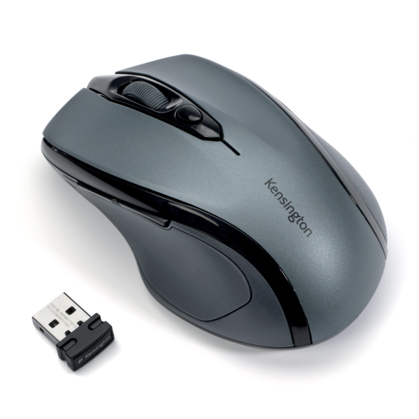 Kensington Wireless Mouse ProFit MidSize, Grey