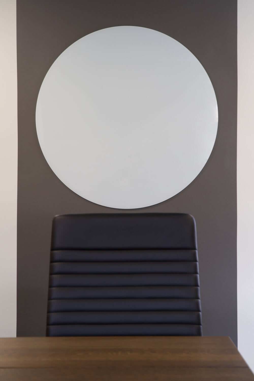 PURE White Magnetisk Glastavle rund | Dia. 100 cm. PURE White Magnetisk Glastavle | Officely