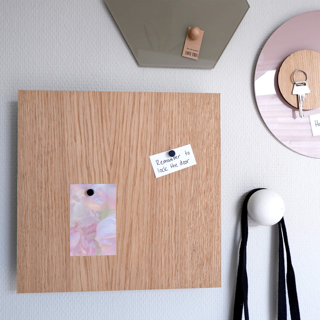 Egefiner magnetisk nøgleskab