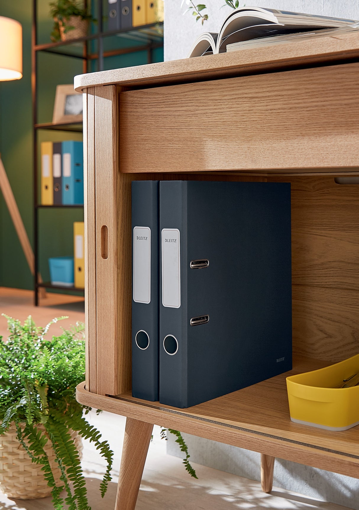 Brevordner Cosy 180° A4 50mm grå