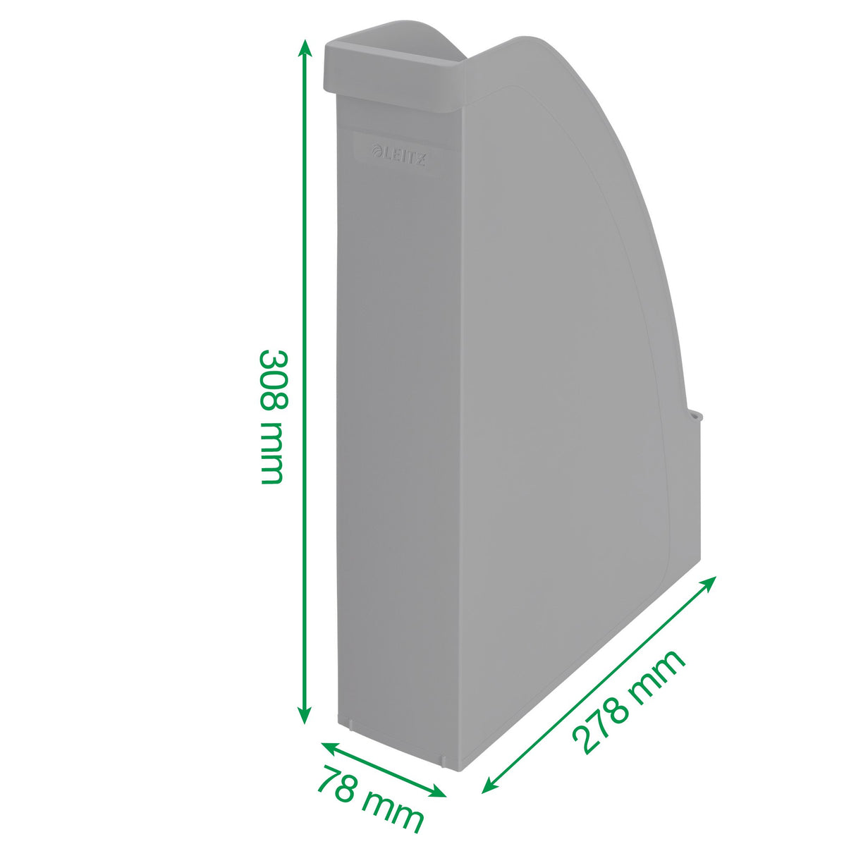 Tidsskriftsamler recycle A4 rød