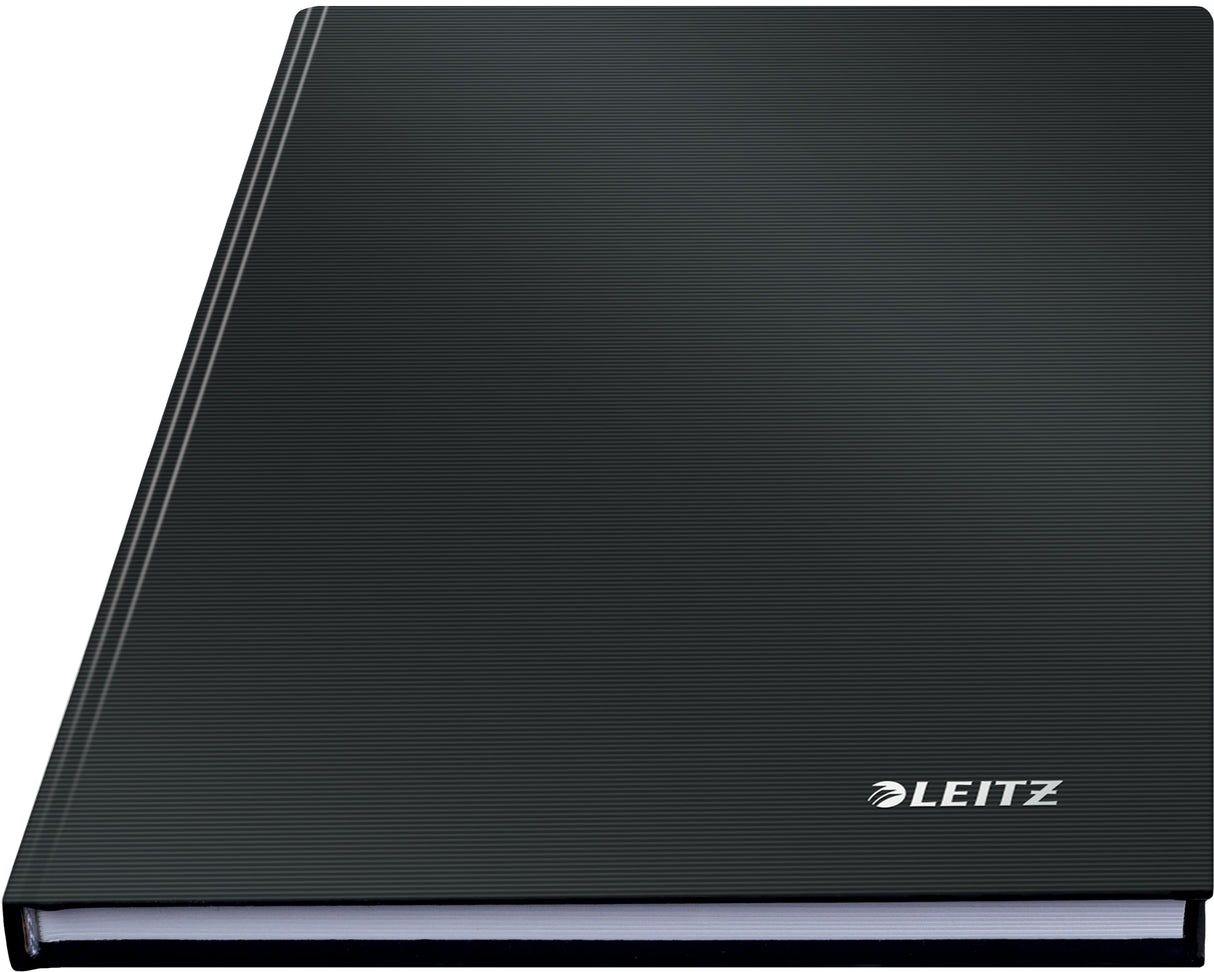 Notesbog Solid hardcover A5 lin. 80g/80ark sort