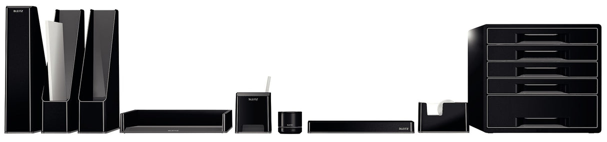 Desk Cube Leitz Dual 4-skuffer sort