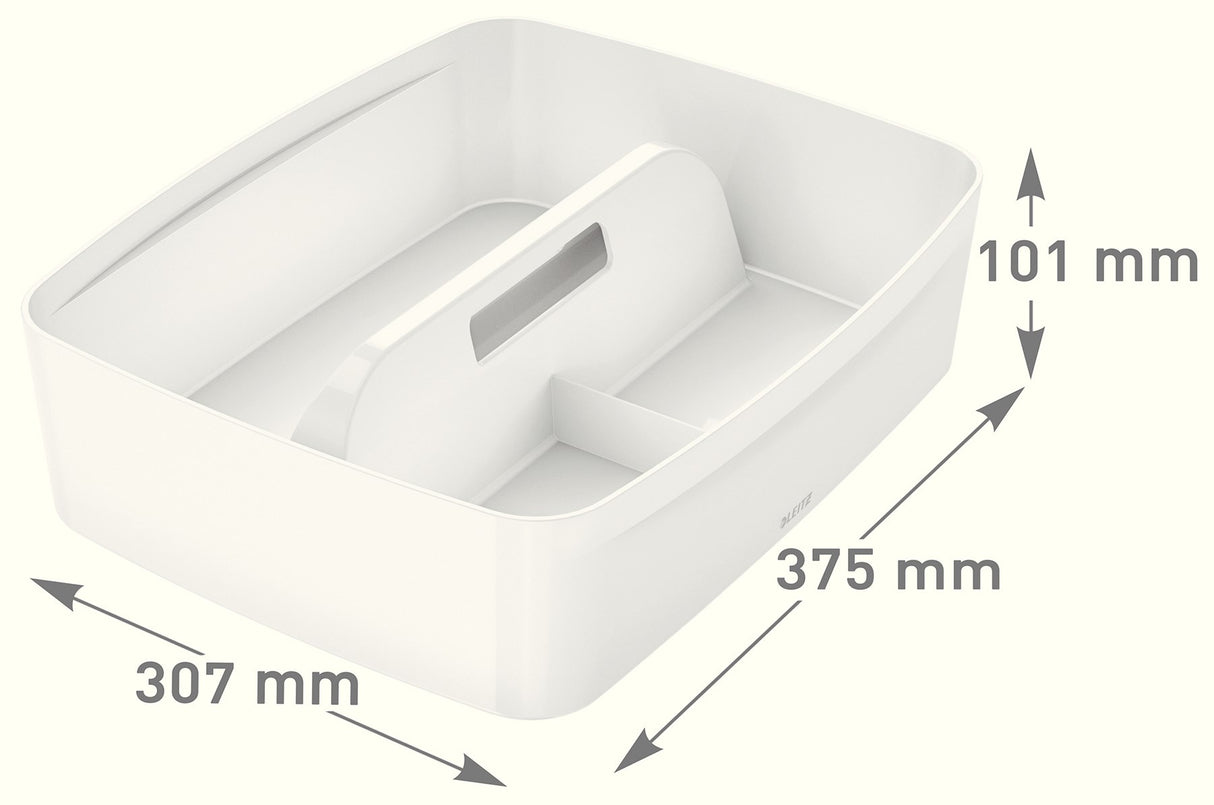 Organiseringsbakke Mybox L hvid