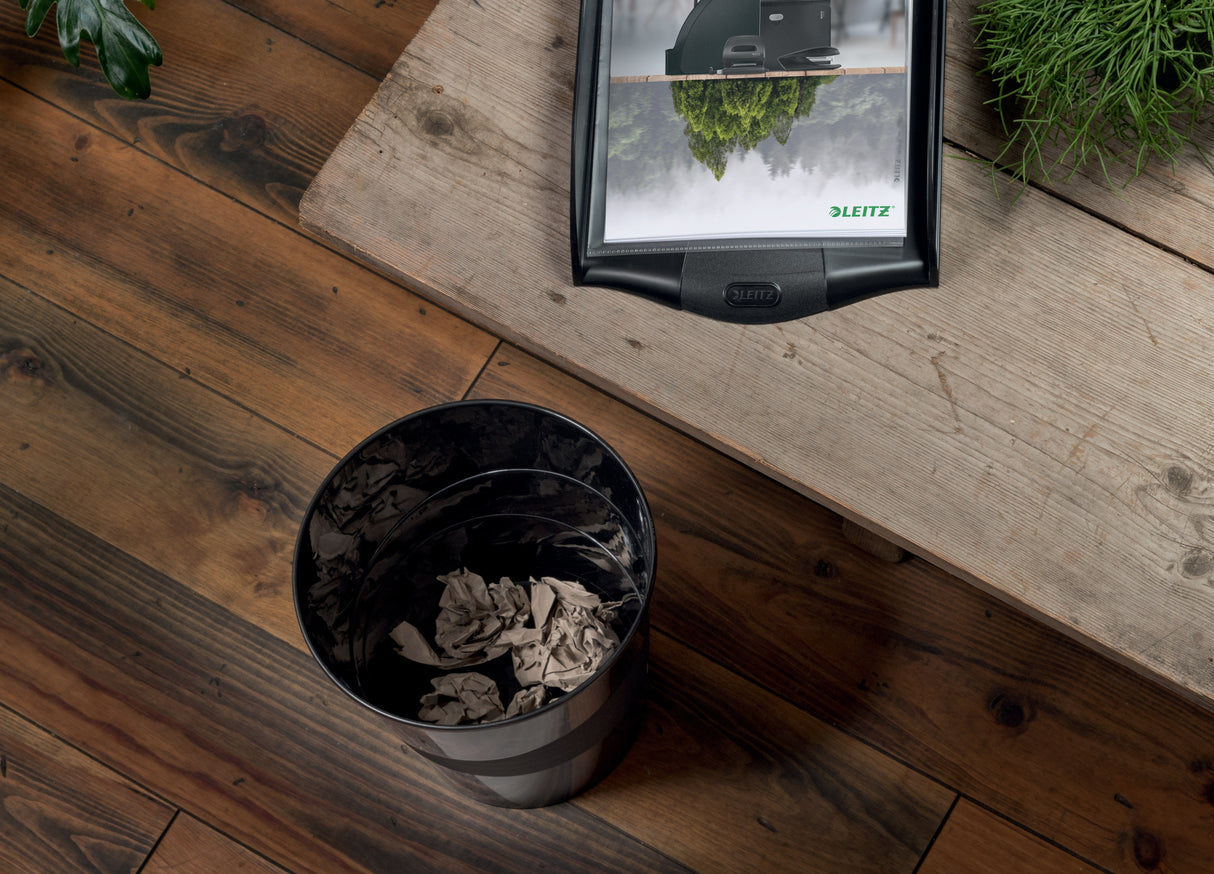 Papirkurv recycle 15 liter sort