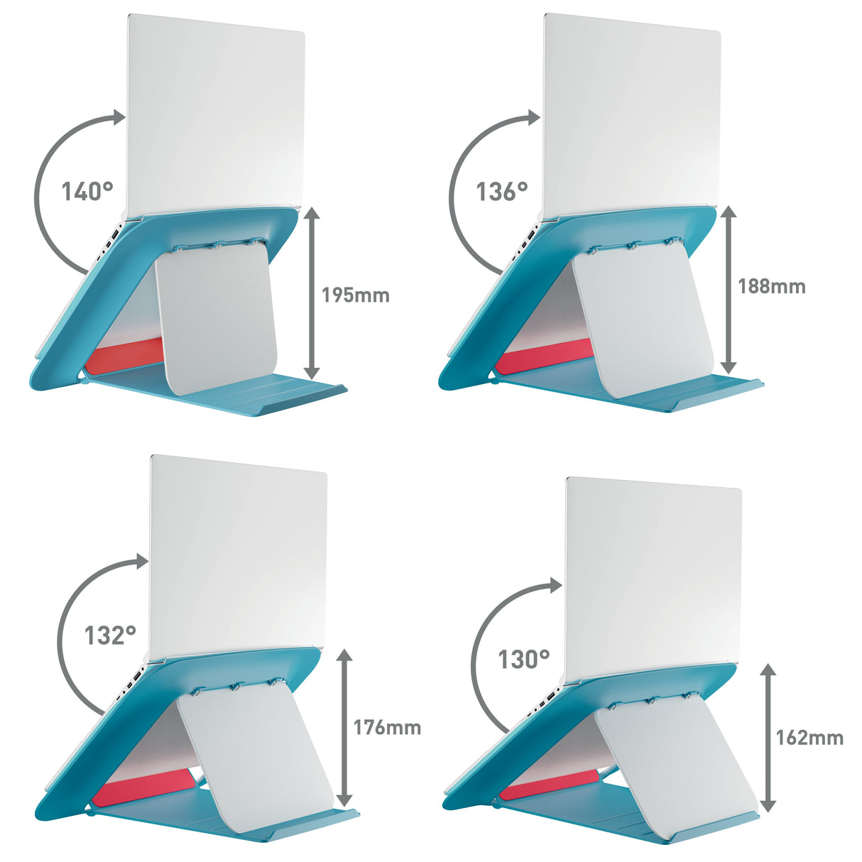 Laptop riser Leitz Cosy 17" blå