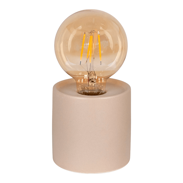 LED Lampe, keramik/glas, sand | LED Lampe, keramik/glas, sand  | Officely