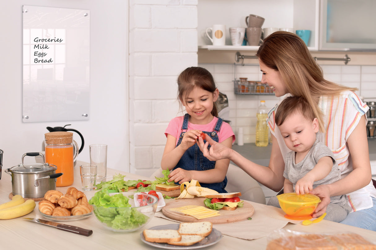 Akryl notestavle Home t/montering 60x45cm